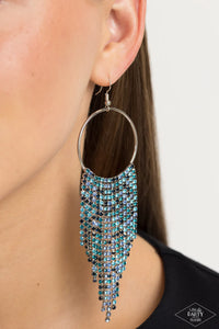 Paparazzi Jewelry -  Streamline Shimmer- Blue (May 2023 LOP Pink Diamond)