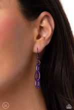 Load image into Gallery viewer, Paparazzi Jewelry - Triangle Tyrant - Purple
