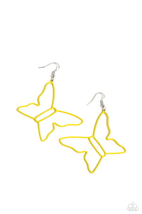 Paparazzi Jewelry - Soaring Silhouettes - Yellow