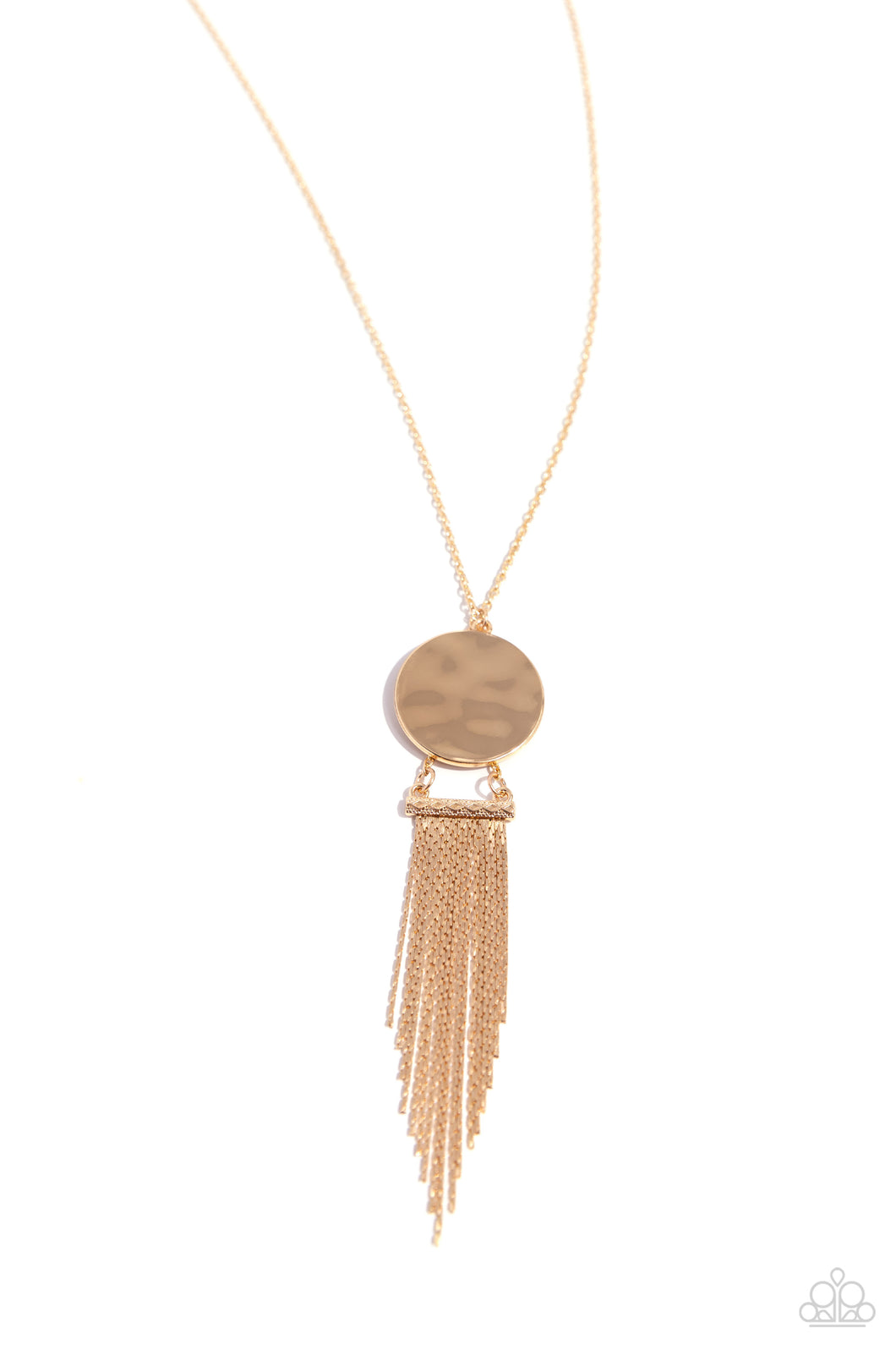 Paparazzi Jewelry - Tassel Tenure - Gold