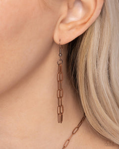 Paparazzi Jewelry - Seize the Sentiment - Copper