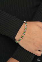 Load image into Gallery viewer, Paparazzi Jewelry - Effortless Emeralds and Emerald Ensemble Set- Copper
