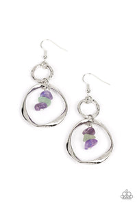 Paparazzi Jewelry - Chiseled Construction - Purple