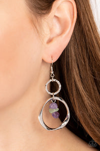 Paparazzi Jewelry - Chiseled Construction - Purple