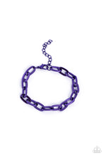 Load image into Gallery viewer, Paparazzi Jewelry - Triangle Tyrant - Purple
