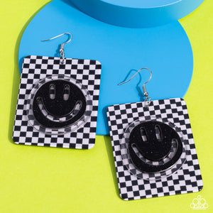 Paparazzi Jewelry - Cheeky Checkerboard - Black