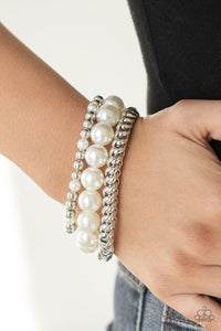 Paparazzi Jewelry - A PEARL-fect Ten - White