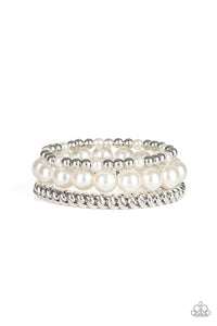 Paparazzi Jewelry - A PEARL-fect Ten - White