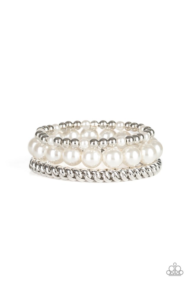 Paparazzi Jewelry - A PEARL-fect Ten - White