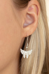 Paparazzi Jewelry - Bountiful Butterflies - White