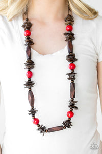 Paparazzi Jewelry - Cozumel Coast - Red