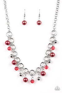 Paparazzi Jewelry - Fiercely Fancy & Fancy Fascination Set - Red