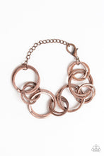 Load image into Gallery viewer, Paparazzi Jewelry - Jump Into The Ring &amp; Give Me A Ring Set - Copper
