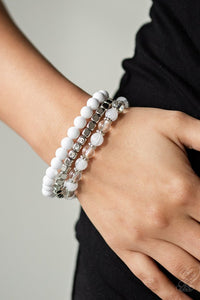 Paparazzi Jewelry - Globetrotter Glam - White