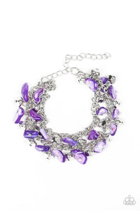 Paparazzi Jewelry - Pebble Pioneer & Plentiful Pebbles Set - Purple