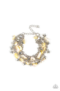 Paparazzi Jewelry - Pebble Pioneer & Plentiful Pebbles Set- Yellow