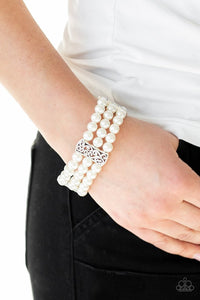 Paparazzi Jewelry - Ritzy Ritz - White