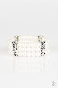 Paparazzi Jewelry - Ritzy Ritz - White